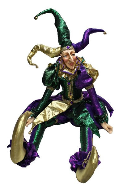 Whimsical Mardi Gras Jester Doll Orleans Cajun Ornament And Ts