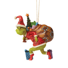Load image into Gallery viewer, Grinch Tiptoeing Ornament