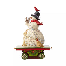 Load image into Gallery viewer, Snowman on Train Car