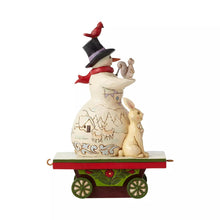 Load image into Gallery viewer, Snowman on Train Car