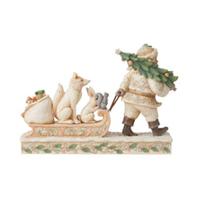 Load image into Gallery viewer, Woodland Santa/Animals on Sled