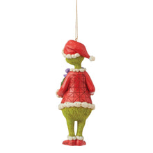 Load image into Gallery viewer, Grinch Holding Wreath Ornament