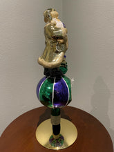 Load image into Gallery viewer, Mardi Gras Santa Tree Topper (European Made)