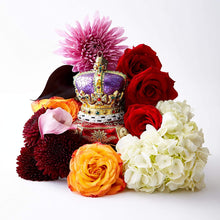 Load image into Gallery viewer, Jay Strongwater Queen's Crown Glass Ornament