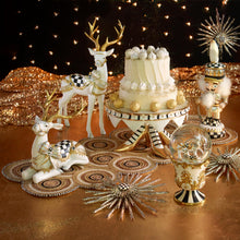 Load image into Gallery viewer, Patience Brewster High Heel Shoe Cake Plate - Ivory & Gold