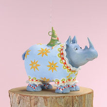 Load image into Gallery viewer, Patience Brewster Jambo Roberta Rhino Mini Ornament