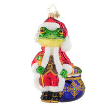 Load image into Gallery viewer, Christopher Radko: A Froggy Santa
