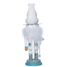 Load image into Gallery viewer, Polar Bear Hat Nutcracker