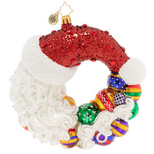 Load image into Gallery viewer, Christopher Radko: Santa Comes Full Circle Wreath