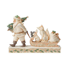 Load image into Gallery viewer, Woodland Santa/Animals on Sled