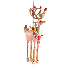 Load image into Gallery viewer, Patience Brewster Dash Away Cupid Reindeer Ornament
