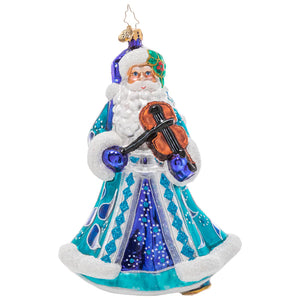 CHRISTOPHER RADKO Fancy Fiddler Santa