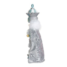Load image into Gallery viewer, 18.5&quot; Blue and Silver King Nutcracker
