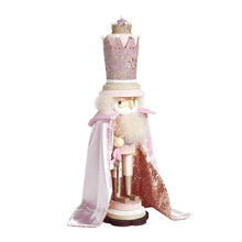 Load image into Gallery viewer, 19&quot;  Pink King Nutcracker
