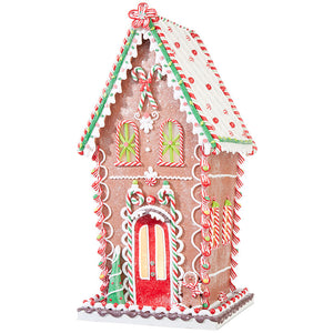 26" LIGHTED GINGERBREAD HOUSE