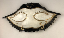 Load image into Gallery viewer, Cajun Mardi Gras Mask Black and Gold
