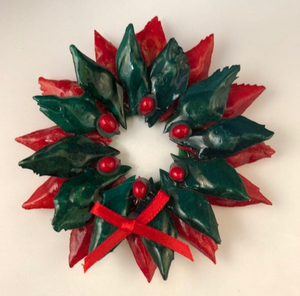 Cajun Christmas Wreath Ornament