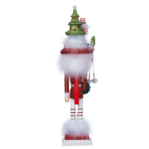 18"  Christmas Tree Hat Nutcracker
