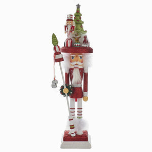 18"  Christmas Tree Hat Nutcracker