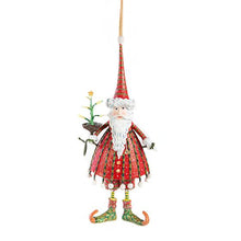 Load image into Gallery viewer, Patience Brewster Dash Away Dashing Santa Ornament
