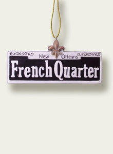 FRENCH QUARTER STREET SIGN