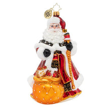 Load image into Gallery viewer, Christopher Radko Gilded Gifts Santa
