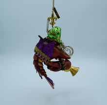 Load image into Gallery viewer, Katherines Collection Mardi Gras Jazz Purple Crawfish Musician
