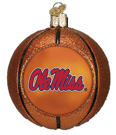 Mississippi Basketball Ornament