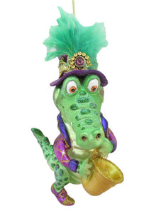 Mr Alligator with Saxophone