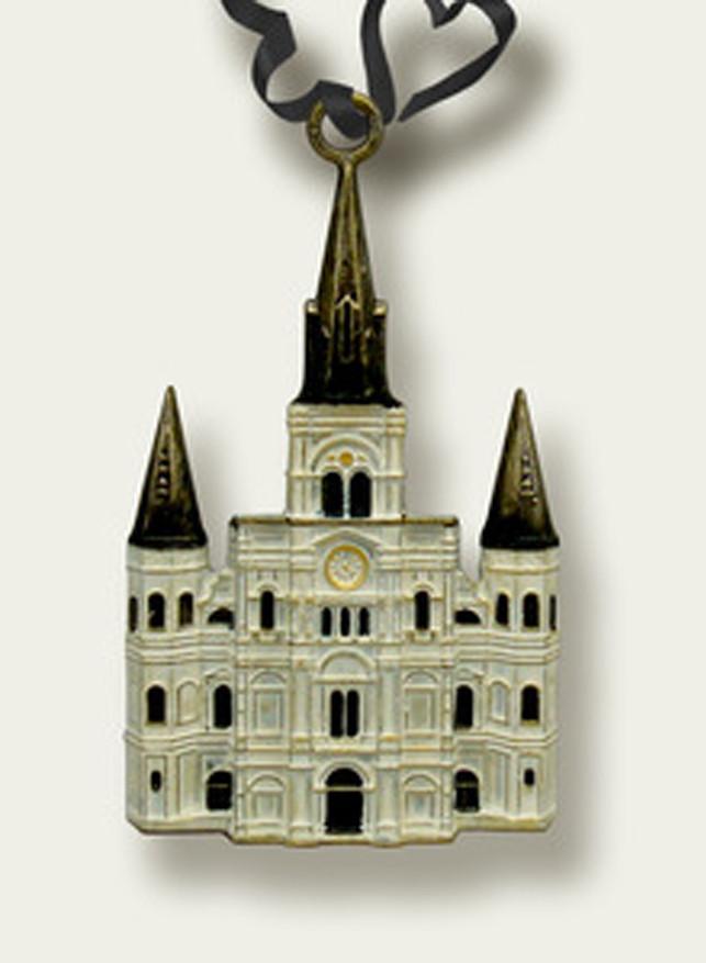 PEWTER ST LOUIS CATHEDRAL