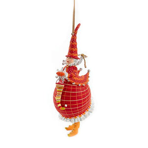 Patience Brewster Dash Away Red Mrs. Santa Ornament