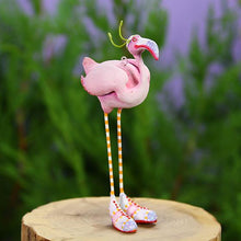 Load image into Gallery viewer, Patience Brewster Jambo Sheila Flamingo Mini Ornament

