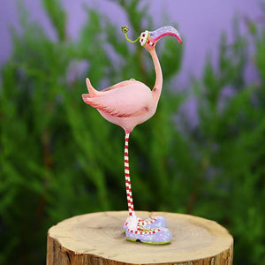 Patience Brewster Jambo Sheldon Flamingo Mini Ornament