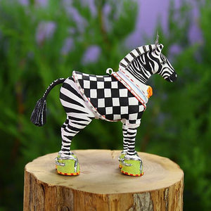 Patience Brewster Jambo Zeke Zebra Mini Ornament