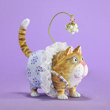 Load image into Gallery viewer, Patience Brewster Missy Mistletabby Cat Ornament
