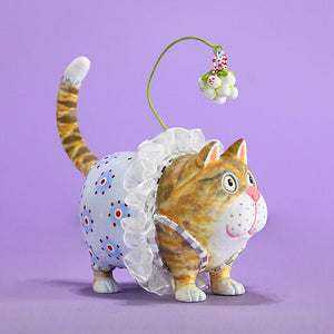 Patience Brewster Missy Mistletabby Cat Ornament