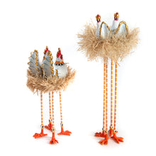 Load image into Gallery viewer, Patience Brewster Nativity Chicken &amp; Dove Figures
