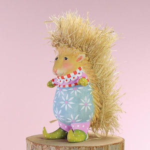 Patience Brewster Pansy Porcupine Mini Ornament