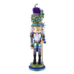 17.5" Peacock Hat Nutcracker