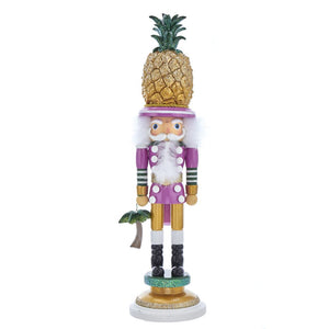 19.5" Pineapple Hat Nutcracker