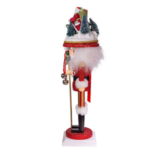 Santa Sled Hat Nutcracker