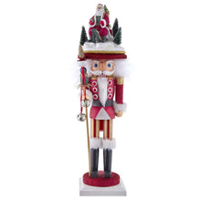 Load image into Gallery viewer, Santa Sled Hat Nutcracker
