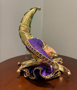 Katherines Collection Mardi Gras Jester Head Tabletop Decoration