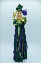 Load image into Gallery viewer, New Orleans Mardi Gras Wine Bottle Decor / Topper
