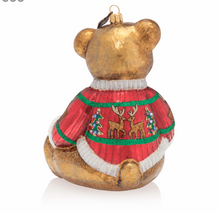 Load image into Gallery viewer, Jay Strongwater Teddy Bear Ornament

