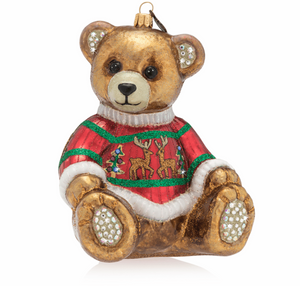 Jay Strongwater Teddy Bear Ornament