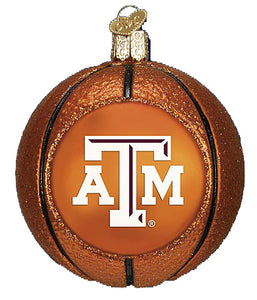 Texas A & M Basketball Ornament