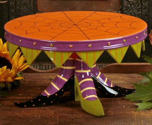 Patience Brewster Witch's Shoe Cake Plate