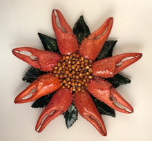 Load image into Gallery viewer, Cajun Poinsettia Flower Ornament
