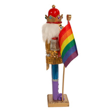Load image into Gallery viewer, 12&quot; Gay Pride Nutcracker
